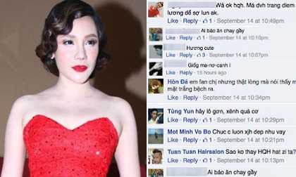 Hồ Quỳnh Hương bị fan chê trang điểm như... 'cải lương'