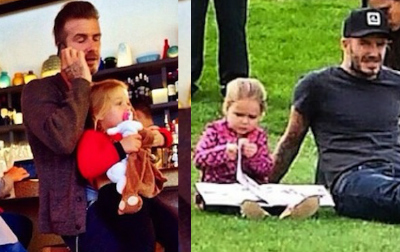 Harper 'đánh lẻ' đi ăn trưa với bố Beck