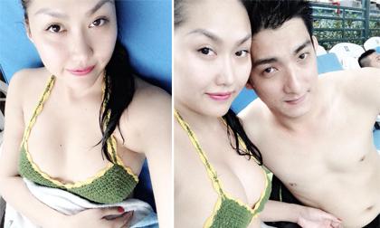 Phi Thanh Vân khoe thân hình 'mướt mải' bên người yêu