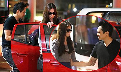 Bắt gặp Trúc Diễm được người yêu điển trai đưa đón tại sân bay