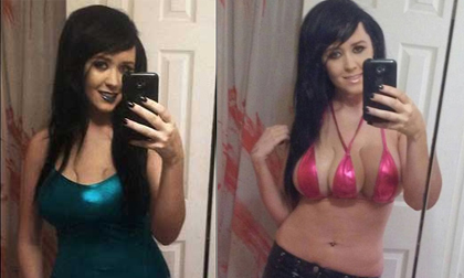 Hình ảnh cô gái có 3 bầu ngực chỉ là lừa đảo