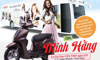Minh Hằng xuyên Việt qua các trường đại học với Nozza Campus Tour 