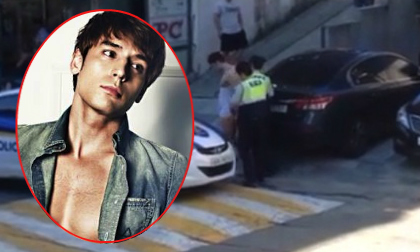 Mỹ nam Hàn lai Pháp bị bắt vì mặc độc quần con ra đường