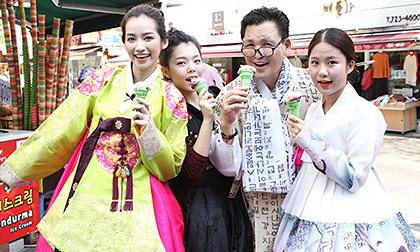 Trúc Diễm mặc Hanbok đẹp rực rỡ không kém sao Hàn