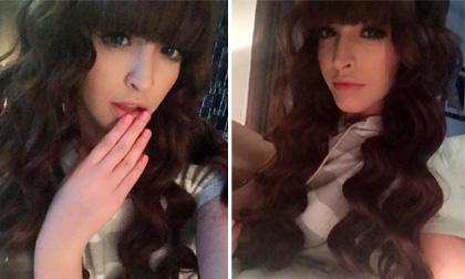 Andrea khoe tóc xoăn mới xinh như búp bê