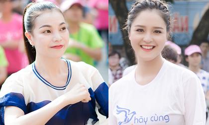 Á hậu Hoàng Anh, Trà Ngọc Hằng tưng bừng lập kỷ lục cùng giới trẻ Thủ đô