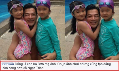 Con gái Trần Bảo Sơn diện áo tắm tạo dáng 'cong hơn cả Ngọc Trinh'