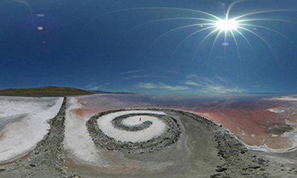 Đê chắn sóng xoắn ốc nghệ thuật ở Mỹ