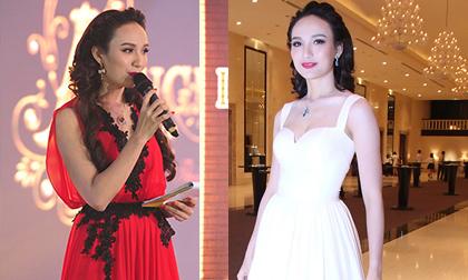 Hoa hậu Ngọc Diễm gây chú ý khi thay hai váy tại sự kiện