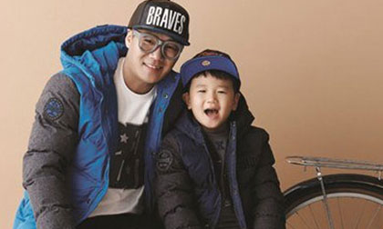 Sao 'Bố ơi mình đi đâu thế?' ngộ nghĩnh trên tạp chí