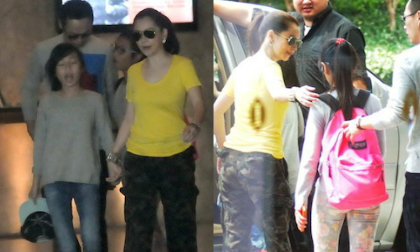 Từ Nhược Tuyên rất thân thiết với con riêng của chồng