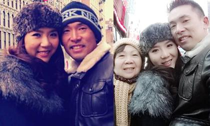 Ngọc Quyên đón năm mới cùng mẹ và người yêu bên Mỹ