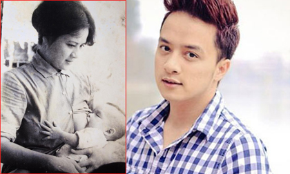 Cao Thái Sơn bất ngờ khoe ảnh thời còn "bú sữa" mẹ