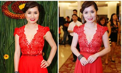 Vợ Đan Trường ăn diện xinh đẹp, một mình đi dự tiệc