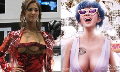 Những bộ ngực giả gây sốt màn ảnh