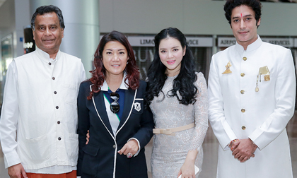 Lý Nhã Kỳ mở tiệc tại nhà chiêu đãi công chúa Thái Lan