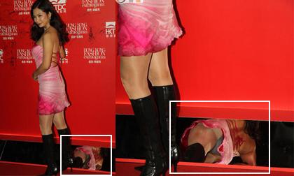 Dàn mỹ nhân đồng loạt "lộ hàng" vì gương phản chiếu