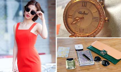 "Khám túi" Diễm My 9X và ngắm đồng hồ hiệu trị giá 30.000 USD