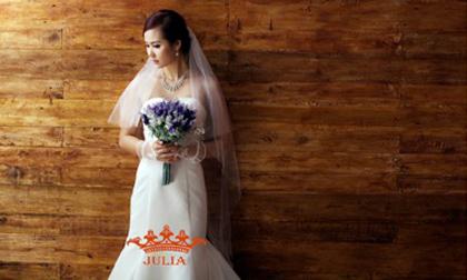 Diễn viên Huyền Lizzi chụp ảnh cưới tại phim trường Julia