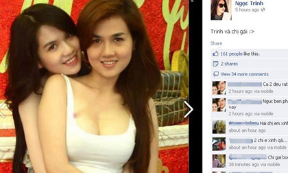 Nhan sắc nóng bỏng xinh đẹp của chị, em gái sao Việt