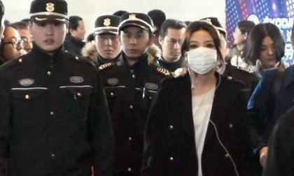 Triệu Vy cần cả đoàn an ninh để "mở đường"