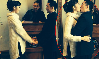 Ngọc Quyên hôn chồng đắm đuối trong ngày kết hôn