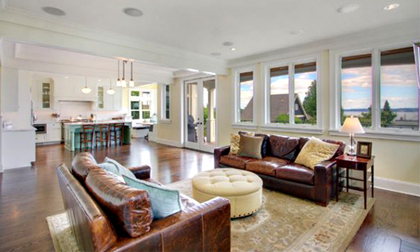 Sững sờ vẻ đẹp sofa da trong phòng khách