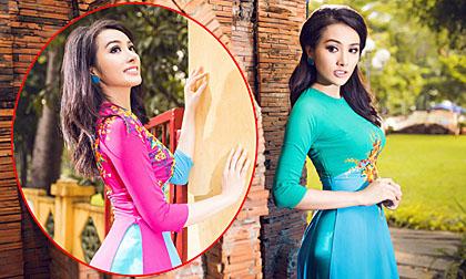 Trương Nhi tươi tắn với áo dài, căng tràn sức xuân