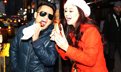 Bằng Kiều lần đầu lộ diện cùng bạn gái?