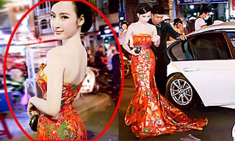 Angela Phương Trinh tỏa sáng với đầm đuôi cá cùng phụ kiện 250 triệu