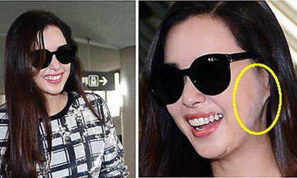 Cựu Hoa hậu Honey Lee lộ mặt loang lổ phấn như bị nấm mốc