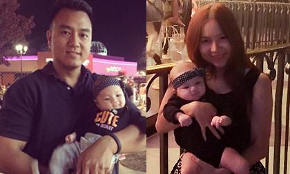 Vợ chồng Duy Uyên cho con gái đi chơi ở trung tâm giải trí