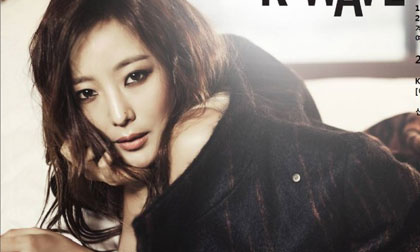 Kim Hee Sun cá tính trên tạp chí Kware