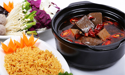 Món lẩu huyết cay 'có một không hai' tại Sài Gòn