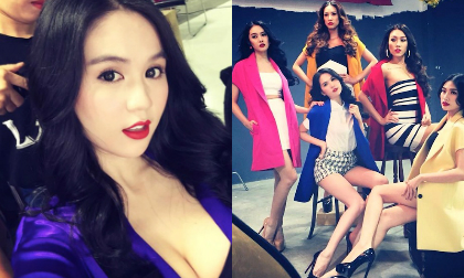 Ngọc Trinh xinh như búp bê Barbie trong hậu trường chụp ảnh