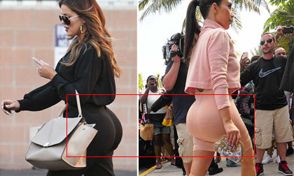 Em gái Kim Kardashian khoe vòng ba 'cạnh tranh' chị