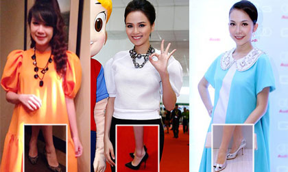 Những bà bầu 'mạo hiểm' nhất V-biz