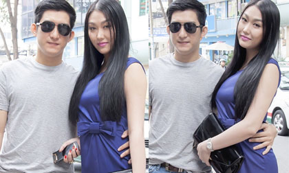 Bà bầu Phi Thanh Vân khoe vẻ đẹp nữ tính bên chồng sắp cưới