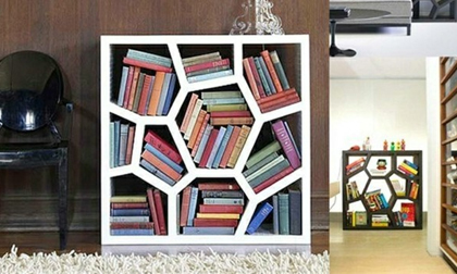4 thiết kế kệ sách phá cách cho nhà đẹp