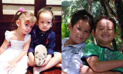 Ngắm các thiên thần lai siêu đáng yêu của sao Việt