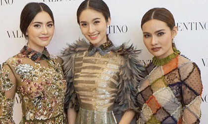 'Ma nữ' Mai Davika 'đọ' sắc với Nong Poy tại sự kiện