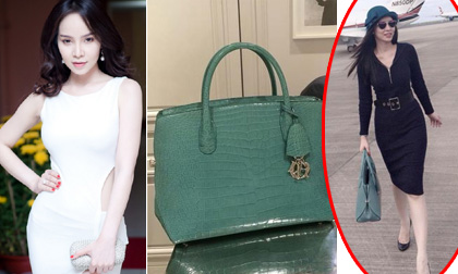 Siêu mẫu Ngọc Bích khoe túi hiệu tiền tỷ 'độc nhất vô nhị' 