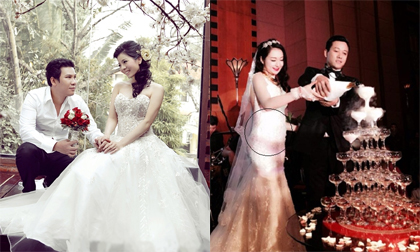 Ngắm những cô dâu 'kiêm' bà bầu xinh đẹp của showbiz Việt