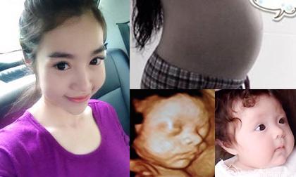 Elly Trần tung ảnh mang bầu và siêu âm con gái phản pháo dân mạng