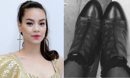 Hà Hồ được ca ngợi với giày hiệu cập nhật thời trang thế giới