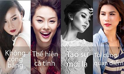 Chân dài làng mẫu đồng loạt lên tiếng vụ Hà Anh bị 'tuýt còi'