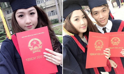 Á hậu Tú Anh khoe ảnh chụp kỷ yếu xinh xắn đáng yêu