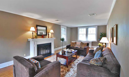 Khắc phục phòng khách dài và hẹp