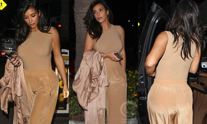Kim Kardashian luộm thuộm và kém xinh trên phố