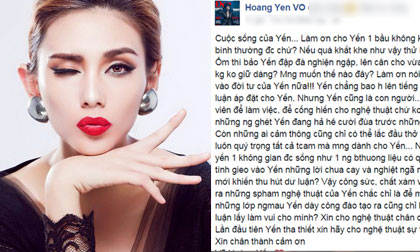 Siêu mẫu Võ Hoàng Yến: 'Đừng soi mói vào đời tư của tôi nữa'